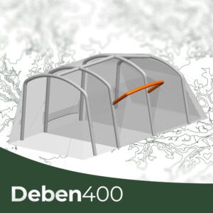 Diagram showing the bladders on a Deben400